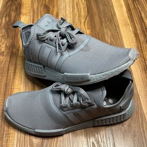 Adidas NMD R1 All Grey Sneakers Mens Size 11